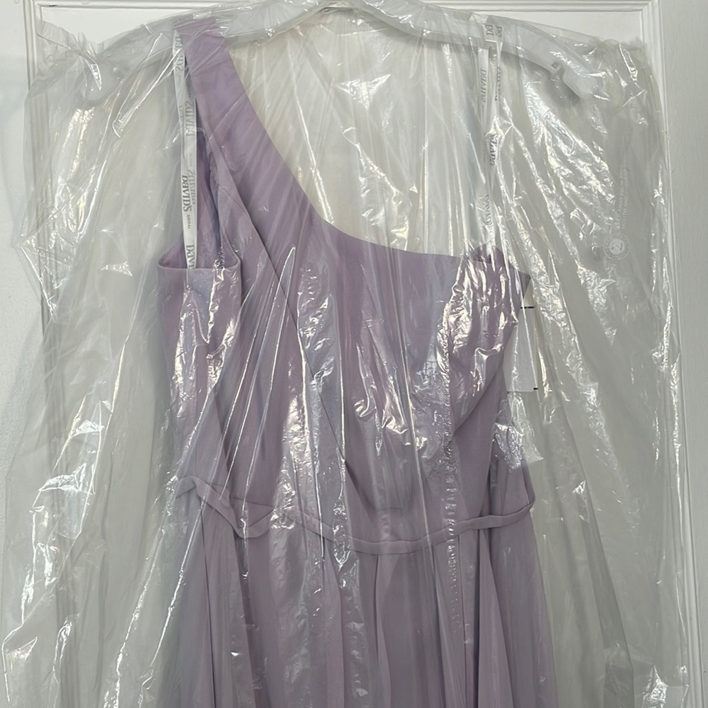 Lavender chiffon bridesmaid dress